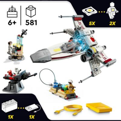 LEGO Star Wars TM SMART Play : le X-Wing Red Five de Luke Set 75423
