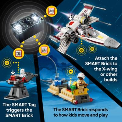 LEGO Star Wars TM SMART Play : le X-Wing Red Five de Luke Set 75423