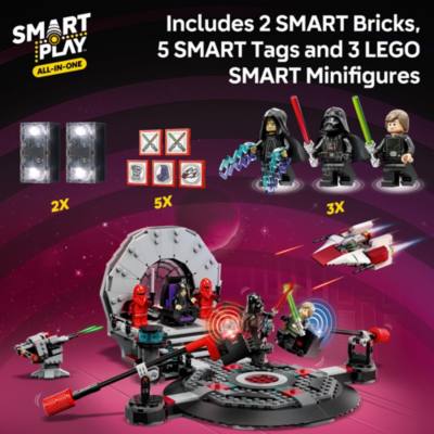 LEGO Star Wars TM SMART Play : duel dans la salle du tr&ocirc;ne et chasseur A-Wing Set 75427