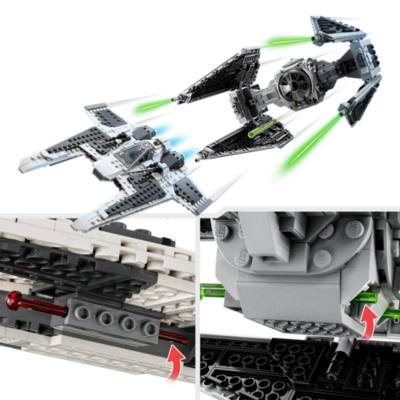LEGO Star Wars Mandalorian Fang Fighter vs. TIE Interceptor Set 75348