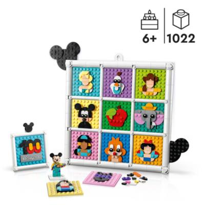 LEGO 100 Years of Disney Animation Icons Wall Art Set
