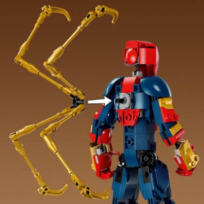 LEGO Marvel Iron Spider-Man Construction Figure Set 76298