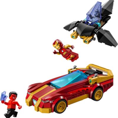 LEGO Marvel Iron Man Car & Black Panther vs. Red Hulk Set 76310