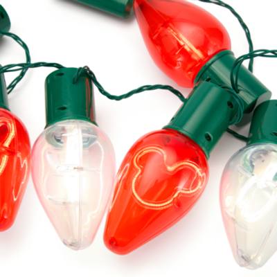 Mickey Mouse Icon Light-Up Festive Glow Large Bulb Necklace