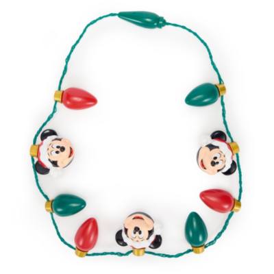 Mickey Mouse Christmas Light-Up Necklace