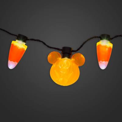 Mickey Mouse Jack-o'-Lantern Halloween Glow Necklace