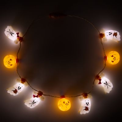 Mickey and Minnie Mouse Halloween Glow Necklace