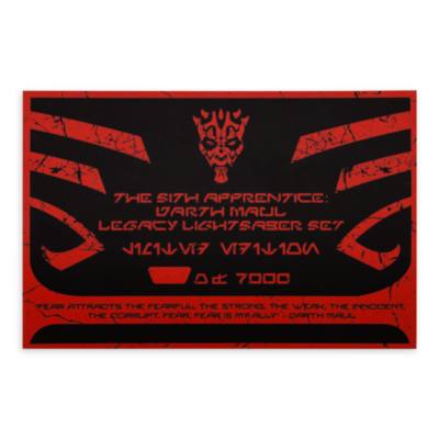 Star Wars: Die dunkle Bedrohung - 25. Jubil&auml;um - Der Sith-Sch&uuml;ler: Darth Maul - Legacy Kollektion - Lichtschwertgriffset in limitierter Edition