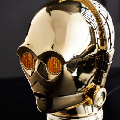 C-3PO Premium Electronic Head with Lights and Sounds, Star Wars: Galactic Archive Series