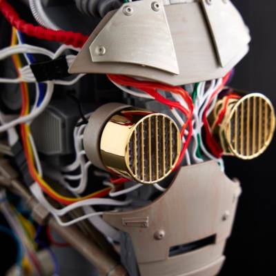 C-3PO Premium Electronic Head with Lights and Sounds, Star Wars: Galactic Archive Series