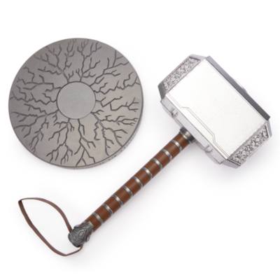 Thor Mjolnir Hammer Relic with Lights and Sound Effects