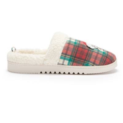 Pantofole adulti tartan Topolino Collezione Natale