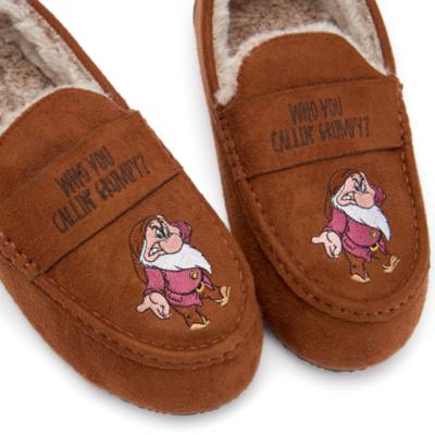 Grumpy Slippers for Adults, Snow White and the Seven Dwarfs