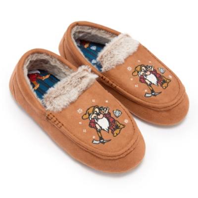 Chaussons Grincheux pour adultes, Blanche Neige et les Sept Nains