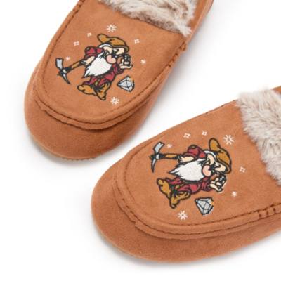 Chaussons Grincheux pour adultes, Blanche Neige et les Sept Nains