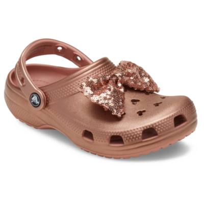 Crocs - Micky Maus Symbol - Ros&eacute;goldfarbene Clogs f&uuml;r Erwachsene