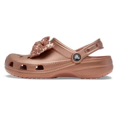 Crocs - Micky Maus Symbol - Ros&eacute;goldfarbene Clogs f&uuml;r Erwachsene