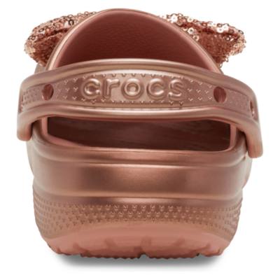 Crocs - Micky Maus Symbol - Ros&eacute;goldfarbene Clogs f&uuml;r Erwachsene