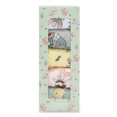 Winnie the Pooh Christmas Socks for Adults, Set of 5