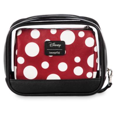 Loungefly Minnie Mouse Polka Dot Cosmetics Case Set