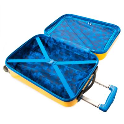 Disney Store Mickey Mouse Yellow Rolling Luggage