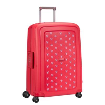 Samsonite Mickey Mouse S'Cure Medium Red Rolling Luggage