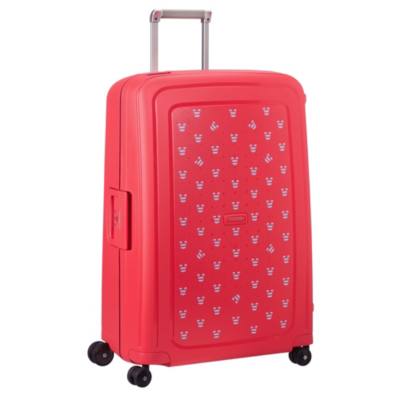 Samsonite Mickey Mouse S'Cure Large Red Rolling Luggage
