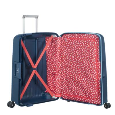 Samsonite Grande valise &agrave; roulettes S'Cure Mickey bleu marine