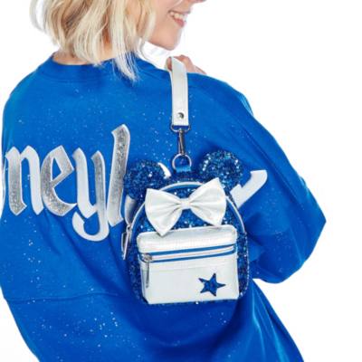 Loungefly Minnie Mouse Wishes Blue Mini Backpack Wristlet
