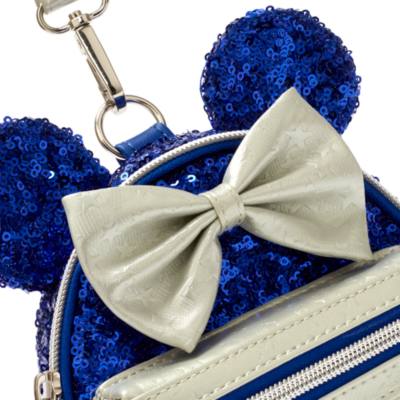 Loungefly Minnie Mouse Wishes Blue Mini Backpack Wristlet
