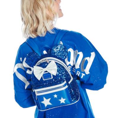 Loungefly Minnie Mouse Wishes Blue Mini Backpack