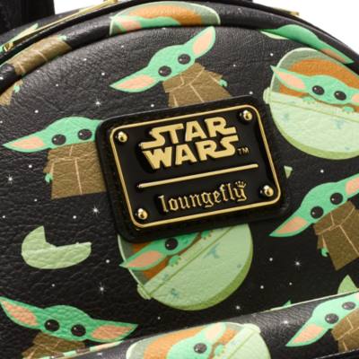 Loungefly The Child All-Over-Print Mini Backpack, Star Wars: The Mandalorian