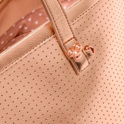 Bolso grande en oro rosa Mickey Mouse, Disney Store