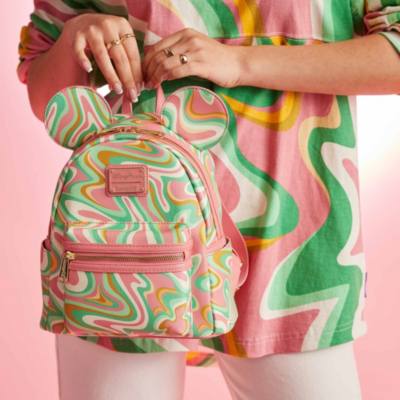 Loungefly Mickey Mouse Swirl Mini Backpack