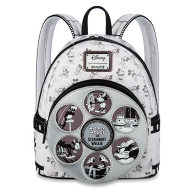 Loungefly Mickey Mouse Steamboat Willie Disney100 Decades Mini Backpack, 1 of 10
