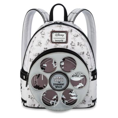 Loungefly Mickey Mouse Steamboat Willie Disney100 Decades Mini Backpack, 1 of 10