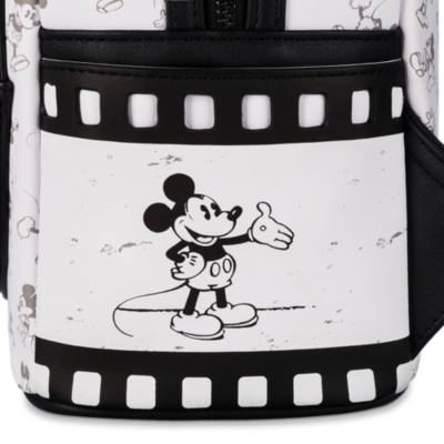 Loungefly Mickey Mouse Steamboat Willie Disney100 Decades Mini Backpack, 1 of 10