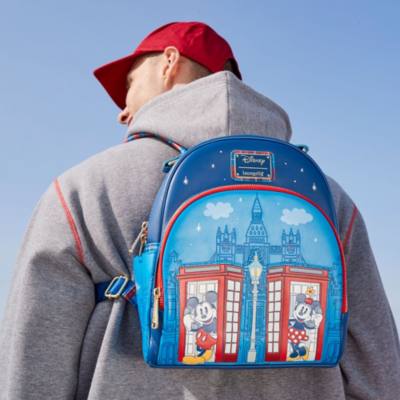 Loungefly Mickey and Minnie London City Backpack