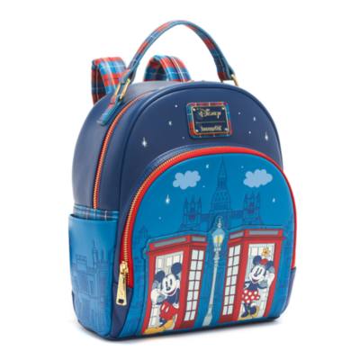 Loungefly Mickey and Minnie London City Backpack