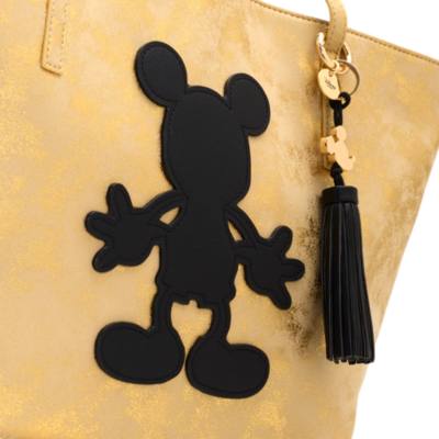 Bolso mano negro y dorado Mickey Mouse, Disney Store