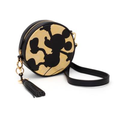 Disney Store Mickey Mouse Black and Gold Handbag