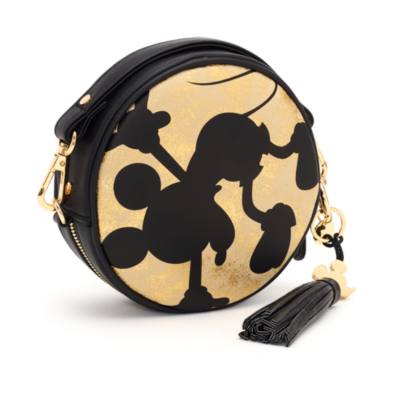 Disney Store Mickey Mouse Black and Gold Handbag