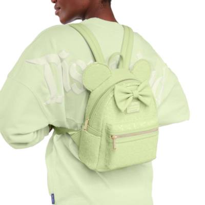 Minimochila lentejuelas menta Minnie Mouse, Loungefly