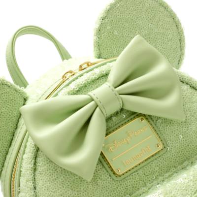 Minimochila lentejuelas menta Minnie Mouse, Loungefly