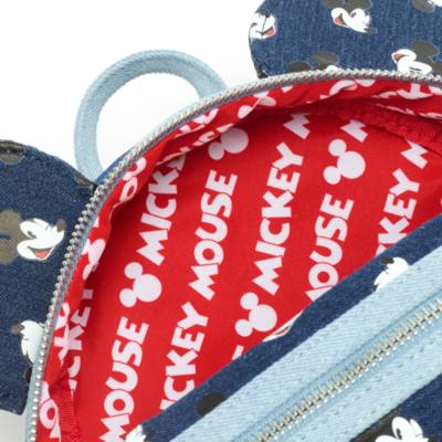 Loungefly Mickey Mouse Denim Backpack