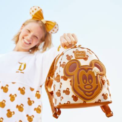 Disney Parks Loungefly Minnie Mouse Waffle Mini Backpack