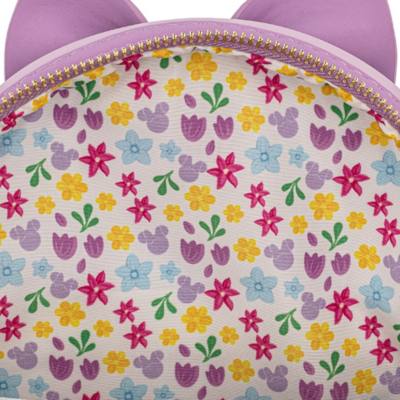 Loungefly Minnie Mouse Holding Flowers Mini Backpack