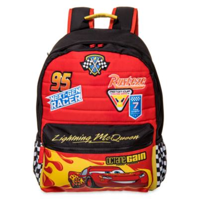 Disney Store Lightning McQueen Backpack Disney Pixar Cars Disney Store