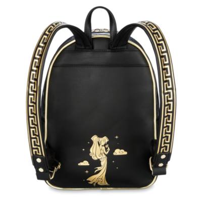 Hercules Disney Loungefly Black and Gold Backpack Disney Parks Exclusive Hercules Loungefly Backpack Goes The  main image 4