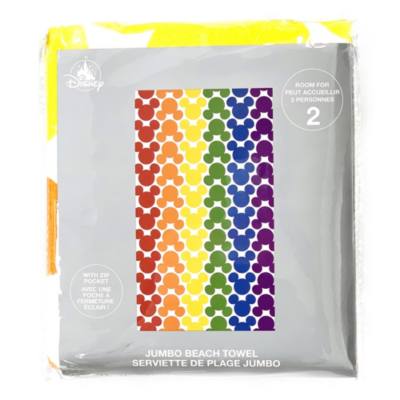 Mickey Mouse Rainbow Disney Jumbo Beach Towel